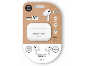 Tech One Tech SIUX.11 - Auriculares Bluetooth con Estuche de Carga y Autonomía de 6h