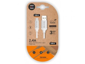 Añadir a la cesta Cable USB 2.0 Tech One Tech TEC2006/ USB Tipo-C Macho - USB Macho/ 480Mbps/ 1m Cable USB 2.0 Tech One Tech TEC2006/ USB Tipo-C Macho - USB Macho/ 480Mbps/ 1m