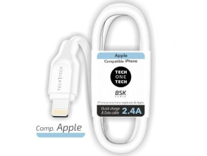 Añadir a la cesta Cable USB Lightning 2.0 Tech One Tech TEC2902 1m - Lightning Macho a USB Macho Cable USB Lightning 2.0 Tech One Tech TEC2902 1m - Lightning Macho a USB Macho