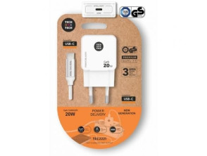 Añadir a la cesta Cargador de Pared Tech One Tech TEC2221 - 1xUSB Tipo-C + Cable USB Tipo-C 20W Cargador de Pared Tech One Tech TEC2221 - 1xUSB Tipo-C + Cable USB Tipo-C 20W