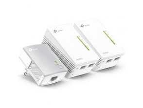 Añadir a la cesta Adaptador Powerline TP-Link 500Mbps WPA4220TKit - Alcance 300m Adaptador Powerline TP-Link 500Mbps WPA4220TKit - Alcance 300m