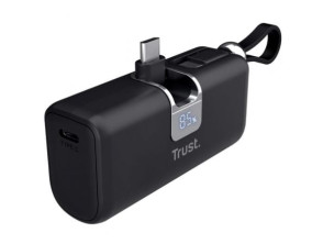POWER BANK TRUST PACTO 5000mAh NEGRO - Negra