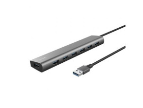 Añadir a la cesta Hub USB Trust Halyx 3.2 Gen1 con 7xUSB y 1xUSB-C - Gris Hub USB Trust Halyx 3.2 Gen1 con 7xUSB y 1xUSB-C - Gris