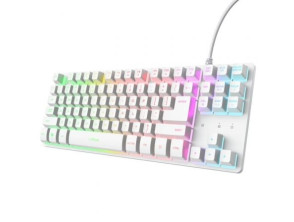 TECLADO MECANICO GAMING GXT 833 THADO RGB BLANCO TRUST