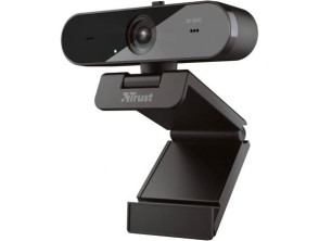 Webcam Trust TW-250 con Enfoque Automático - Cámara Web para Videoconferencias