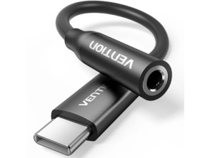 Adaptador Audio Vention BIIBA/ Jack 3.5 Hembra - USB Tipo-C Macho/ 10cm