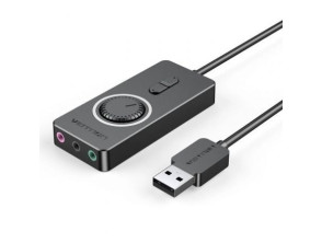 Tarjeta de Sonido Vention CDRBB - Mejora Calidad de Audio