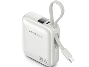 Powerbank Vention 10000mAh 35W Beige