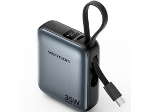 Powerbank Vention 10000mAh 35W Gris