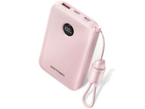 Powerbank 10000mAh Vention FKAP0-C/ 22.5W/ Rosa