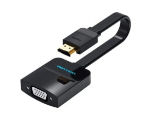 Conversor HDMI a VGA Vention 74345, Macho a Hembra, 15cm