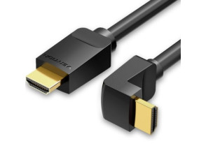 Cable HDMI 2.0 4K Acodado Vention AARBF/ HDMI Macho - HDMI Macho/ 1m