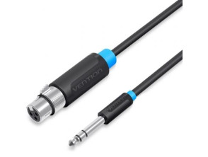 Añadir a la cesta Cable Estéreo Vention Jack 6.5 Macho a XLR Hembra 2m Cable Estéreo Vention Jack 6.5 Macho a XLR Hembra 2m