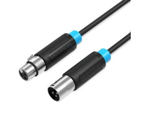 Cable Estéreo Vention XLR Macho - Cable XLR Hembra 5m