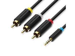Cable Estéreo Vention Jack 2.5 Macho a 3x RCA Macho - 1.5m