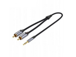 Cable Estéreo Vention BCNBJ/ Jack 3.5 Macho - 2x RCA Macho/ 5m
