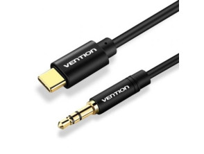 Cable Conversor de Audio Vention USB Tipo-C Macho a Jack 3.5 Macho - Longitud 1.5m