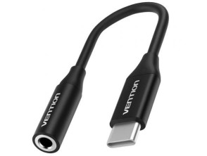 Conversor Vention Jack 3.5 Hembra a USB Tipo-C Macho/ 10cm