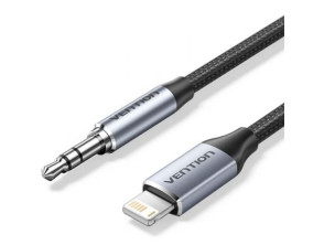 Añadir a la cesta Adaptador de Audio Vention 3.5mm Macho a Lightning Macho 1m Adaptador de Audio Vention 3.5mm Macho a Lightning Macho 1m