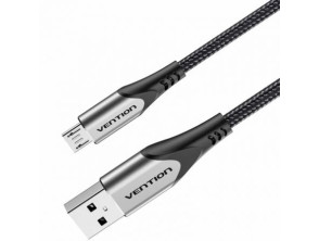 Añadir a la cesta Cable USB Vention COAHH 2.0 - microUSB Macho a USB Macho - 480Mbps - 2m Cable USB Vention COAHH 2.0 - microUSB Macho a USB Macho - 480Mbps - 2m
