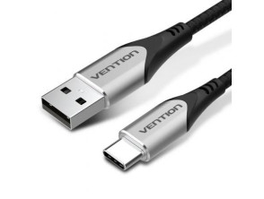 Añadir a la cesta Cable USB Tipo C Vention 2.0 - USB Macho Tipo C/ 480Mbps/ 50cm Cable USB Tipo C Vention 2.0 - USB Macho Tipo C/ 480Mbps/ 50cm