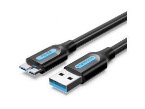 Cable Vention USB 3.0 - USB Macho a MicroUSB Macho 5Gbps 10W 50cm