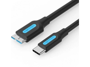 Cable USB 3.0 Vention MicroUSB Macho a USB Tipo-C Macho - 5Gbps - 50cm