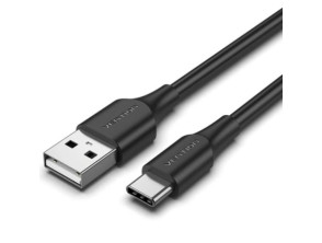 Añadir a la cesta Cable USB Tipo-C Vention 2.0 Macho a Macho 1.5m 480Mbps - Negro Cable USB Tipo-C Vention 2.0 Macho a Macho 1.5m 480Mbps - Negro