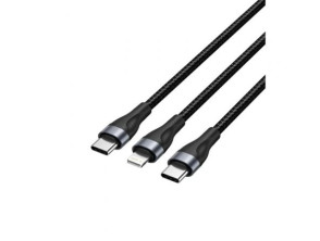Añadir a la cesta Cable USB Tipo-C Vention H17BAV - Lightning Macho - USB Tipo-C Macho 60W 480Mbps 1.2m Cable USB Tipo-C Vention H17BAV - Lightning Macho - USB Tipo-C Macho 60W 480Mbps 1.2m