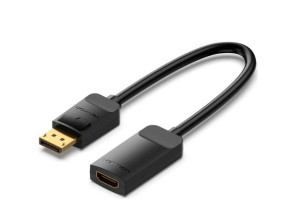 Cable Conversor DisplayPort a HDMI 4K - Vention HBZBB Macho a Hembra 15cm