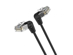Cable de Red RJ45 UTP Vention IBOBD Cat.6A/ 50cm/ Cabeza Rotatoria 360º