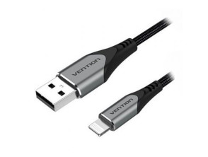 Añadir a la cesta Cable USB Vention LABHF 2.0 Lightning Macho a Macho - 480Mbps - 1m Cable USB Vention LABHF 2.0 Lightning Macho a Macho - 480Mbps - 1m