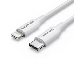 Cable USB 2.0 Tipo-C Lightning Vention LAJWF - USB Tipo-C Macho a Lightning Macho/ 27W/ 480Mbps/ 1m