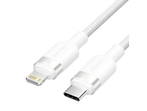 Añadir a la cesta Cable USB Tipo-C Lightning Vention 2m 480Mbps 27W Cable USB Tipo-C Lightning Vention 2m 480Mbps 27W