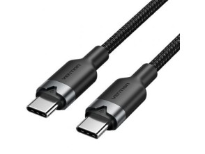 Añadir a la cesta Cable USB Tipo-C Vention TRDBF 2.0 3A - USB Tipo-C Macho a USB Tipo-C Macho 1m 480Mbps 60W Cable USB Tipo-C Vention TRDBF 2.0 3A - USB Tipo-C Macho a USB Tipo-C Macho 1m 480Mbps 60W