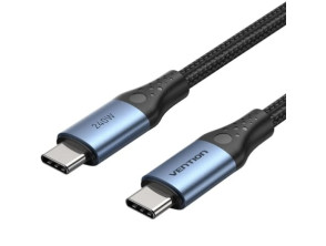 Cable USB Tipo-C Vention 5A Macho-Macho 240W 480Mbps 50cm