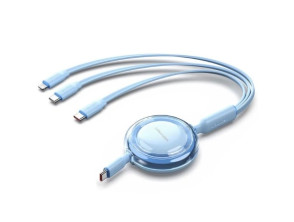 Cable USB Tipo-C 2.0 5A Vention TRJSBE/ USB Tipo-C Macho - 3x USB Tipo-C Macho/ Hasta 100W/ 480Mbps/ 1.1m