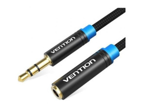 Cable Estéreo Vention Jack 3.5 Macho - Jack 3.5 Hembra/ 1.5m