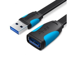 Cable Alargador USB 3.0 Vention VAS-A13-B050/ USB Macho - USB Hembra/ 5Gbps/ 50cm