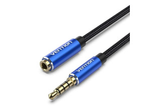 Añadir a la cesta Cable de Audio Estéreo Jack 3.5mm Macho a Hembra 0.5m Azul Vention Cable de Audio Estéreo Jack 3.5mm Macho a Hembra 0.5m Azul Vention