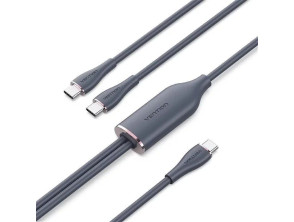 CABLE USB-C/M NEGRO VENTION 1.5 M - 2xUSB-C/M