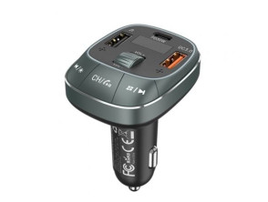 Transmisor FM MP3 Bluetooth Vention FFLB0 2xUSB 1xUSB-Tipo C
