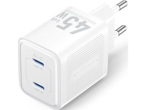 Cargador de Pared GaN Vention FEFW0-EU/ 2xUSB Tipo-C