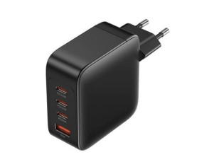 Cargador de Pared GaN Vention FEIB0-EU con 3xUSB Tipo-C y Cable USB Tipo-C