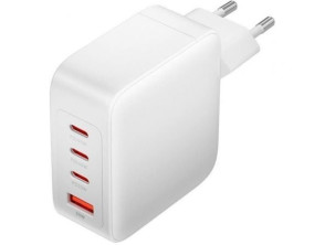 Cargador de Pared GaN Vention FEIW0-EU con 3xUSB Tipo-C y Cable USB Tipo-C