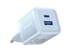 Cargador de Pared Vention GaN FEQL0-EU con 1xUSB Tipo-C y 1xUSB