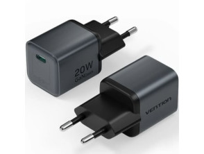 Cargador de Pared Vention GaN FEVH0-EU con 1xUSB Tipo-C