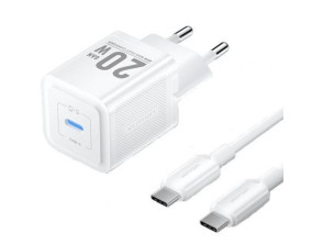 Cargador de Pared GaN Vention TZ-FEPW0-EU-01 con 1xUSB Tipo-C y Cable USB Tipo-C