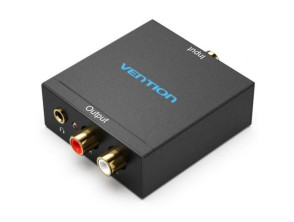 Convertidor de Audio Vention BDFB0-EU/ Entrada Toslink y RCA