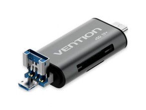 Lector de Tarjetas Externo Vention - Acceso Rápido a Datos